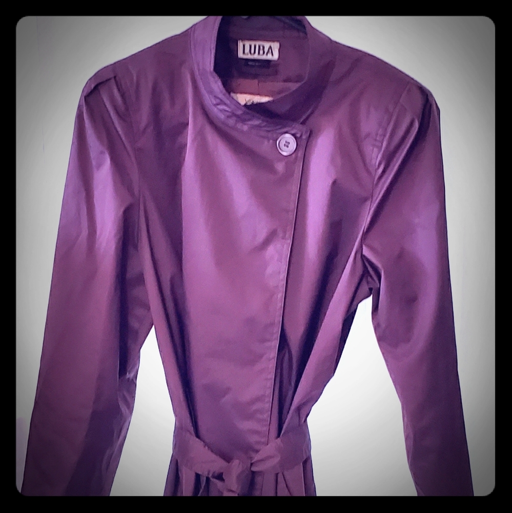 Vintage Raincoat Trench Coat Luba 80's Knee Length